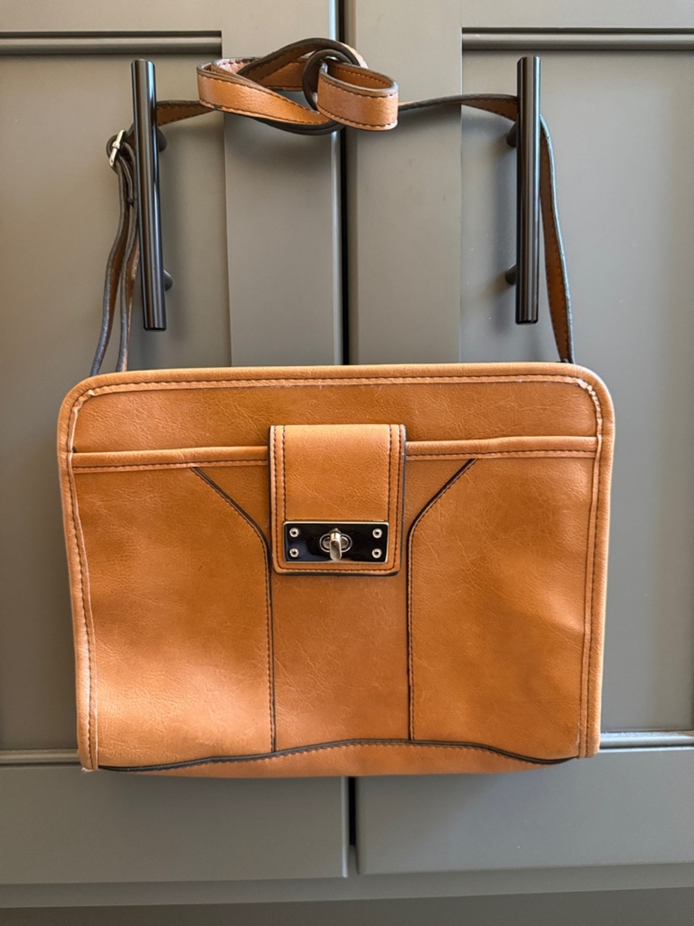 Merona Tan Crossbody Bag